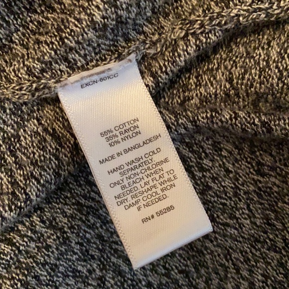 Express Gray Open Front Cardigan - S - Picture 4 of 5